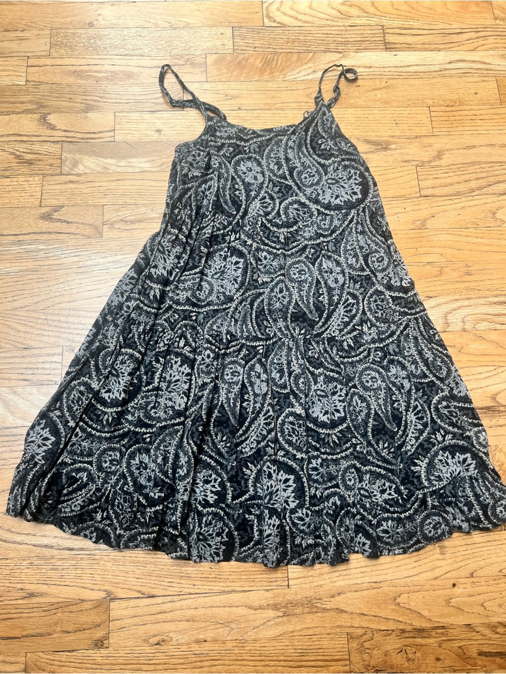 Mossimo Supply Co. Black and White Paisley dress/swim cover up